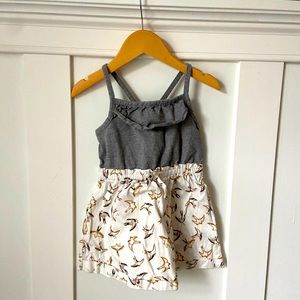 Hanna Andersson Bird Tank Dress NWOT